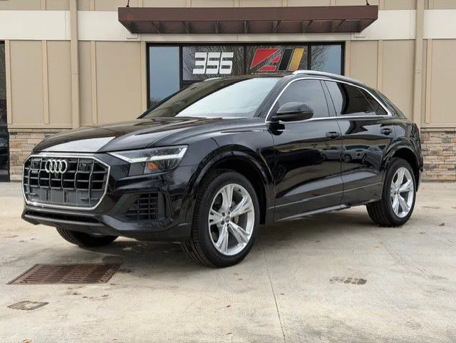 Black 2019 AUDI Q8 PREMIUM PLUS for sale in Powell, OH