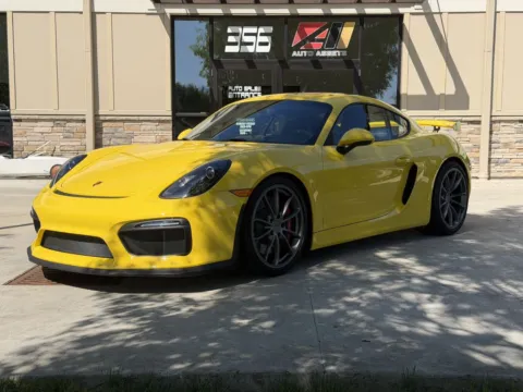 Yellow 2016 PORSCHE CAYMAN GT4 for sale in Powell, OH