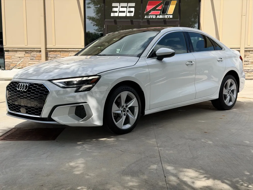 White 2023 AUDI A3 PREMIUM for sale in Powell, OH