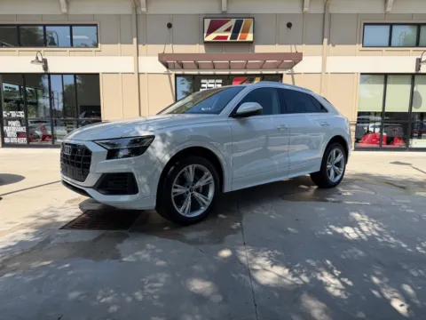 White 2023 AUDI Q8 PREMIUM for sale in Powell, OH