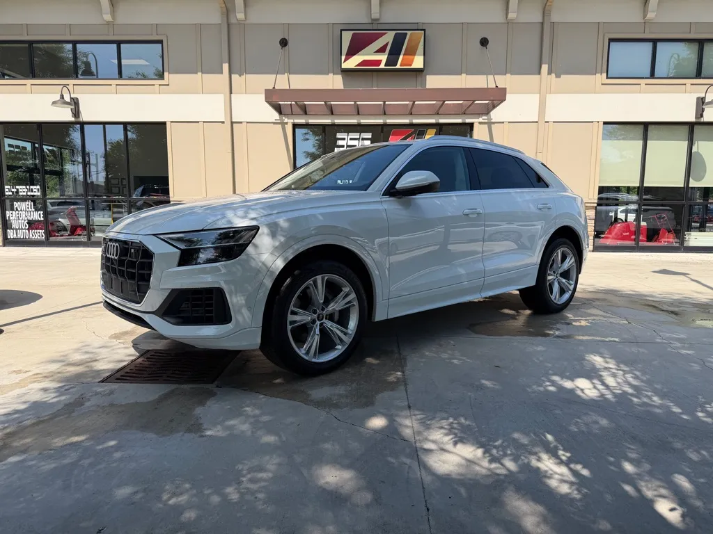 White 2023 AUDI Q8 PREMIUM for sale in Powell, OH
