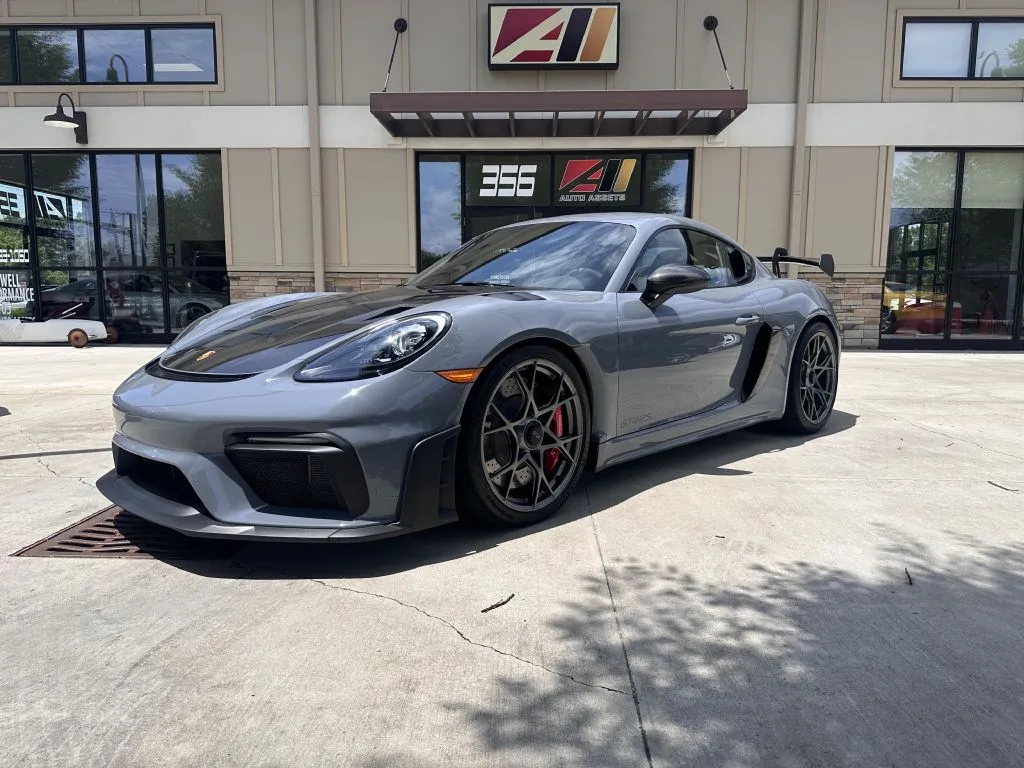 Gray 2023 PORSCHE 718 CAYMAN GT4 RS WEISSACH for sale in Powell, OH