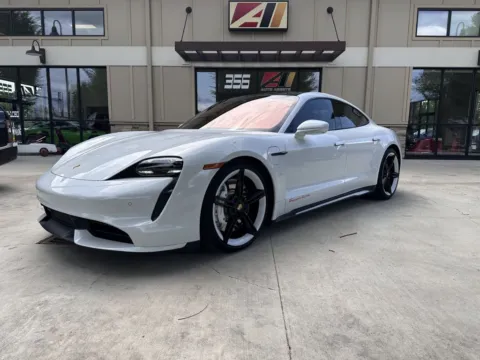 White 2021 PORSCHE TAYCAN TURBO for sale in Powell, OH