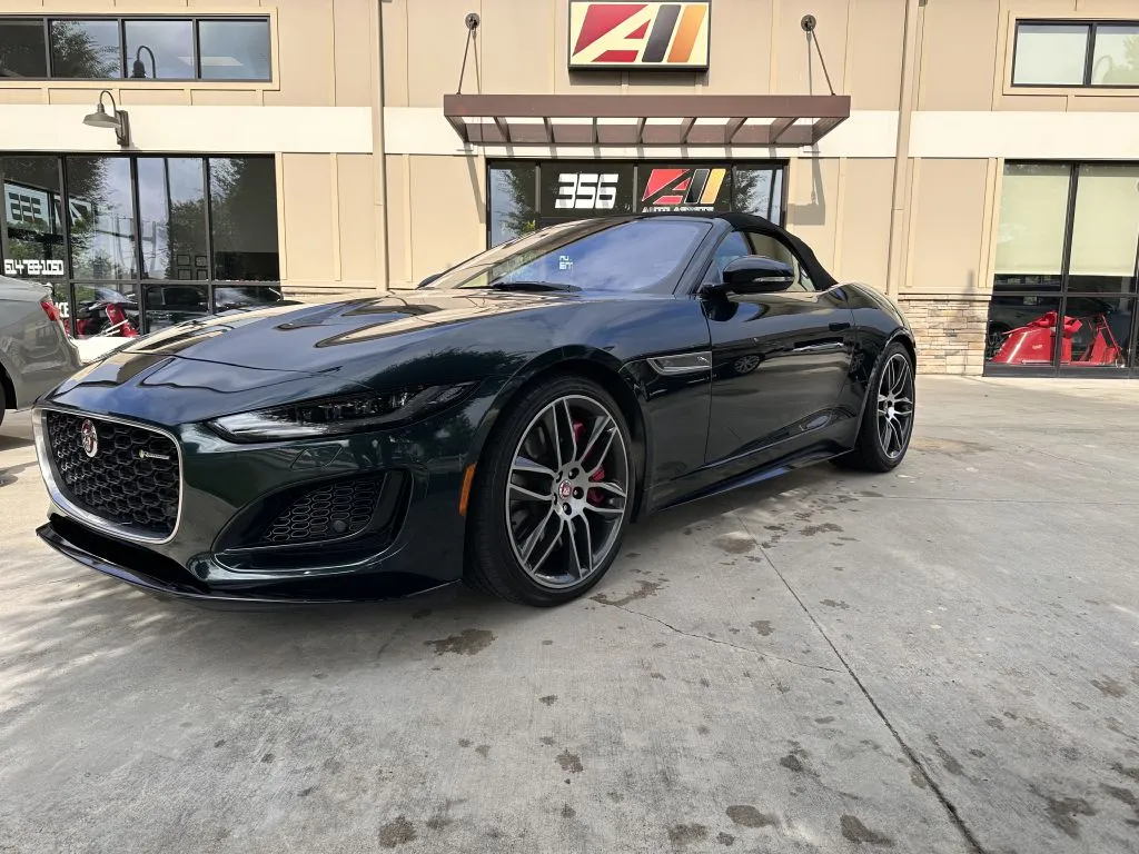 Green 2021 JAGUAR F-TYPE P380 R DYNAMIC for sale in Powell, OH