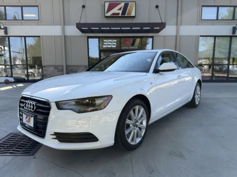 White 2014 AUDI A6 PREMIUM PLUS for sale in Powell, OH
