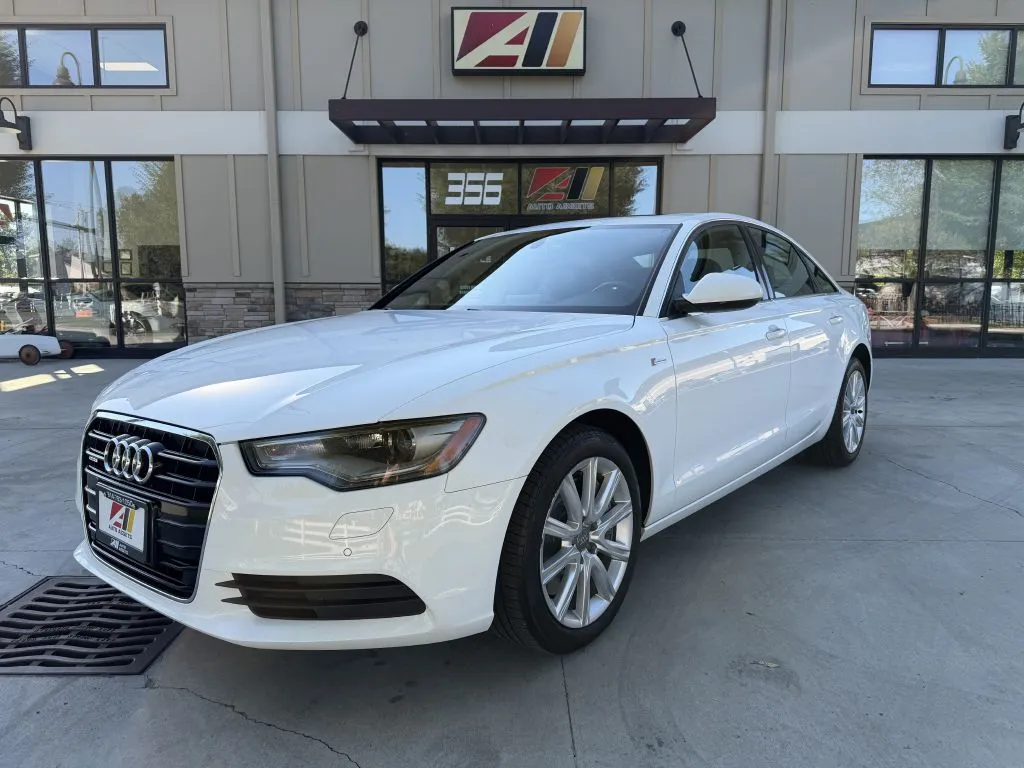 White 2014 AUDI A6 PREMIUM PLUS for sale in Powell, OH