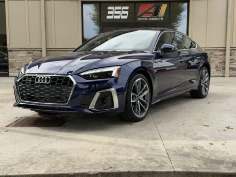 Blue 2024 AUDI A5 PREMIUM 45 for sale in Powell, OH