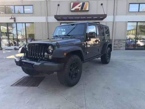 Gray 2016 JEEP WRANGLER UNLIMI SPORT for sale in Powell, OH