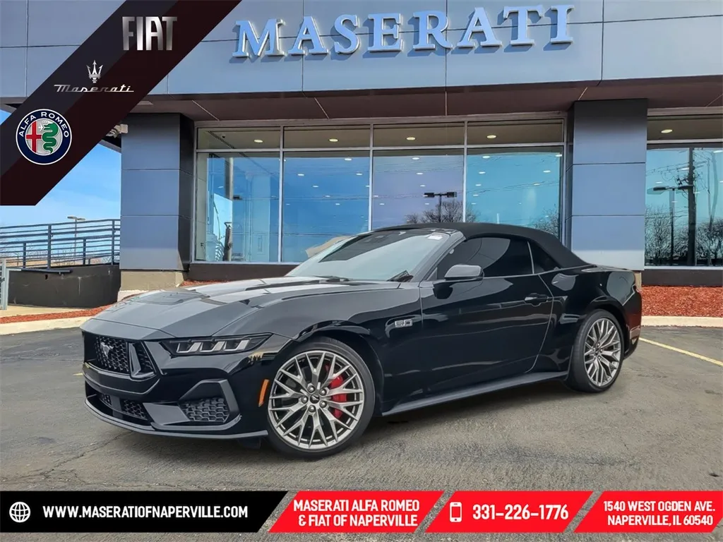 Black 2024 Ford Mustang GT Premium for sale in Naperville, IL