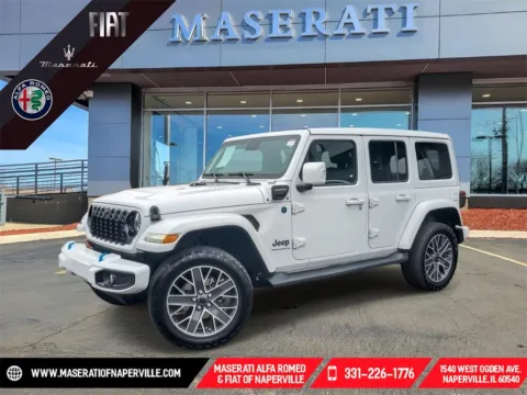 White 2024 Jeep Wrangler High Altitude 4xe for sale in Naperville, IL