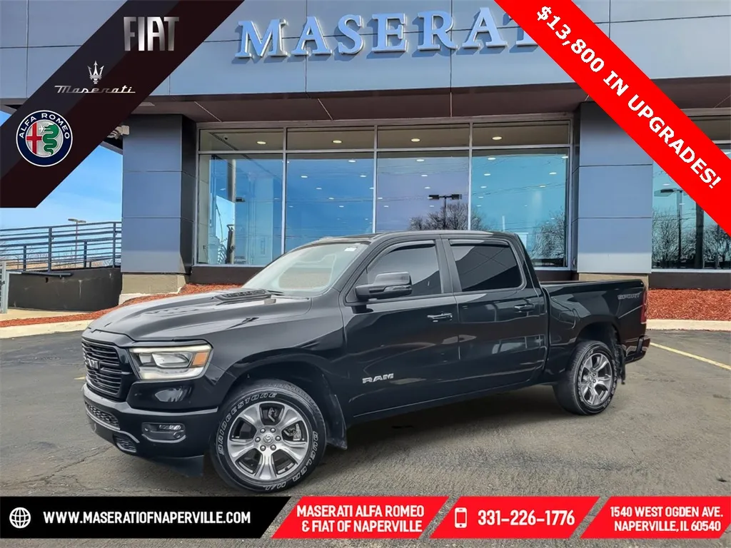 Black 2023 Ram 1500 Laramie for sale in Naperville, IL
