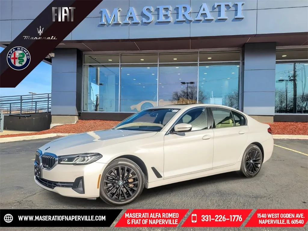 White 2022 BMW 5 Series 530i xDrive for sale in Naperville, IL
