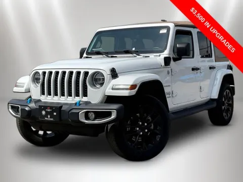 White 2022 Jeep Wrangler Unlimited Sahara 4xe for sale in Naperville, IL