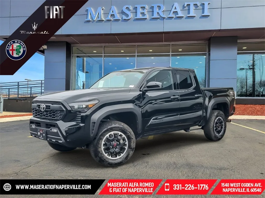 Black 2025 Toyota Tacoma TRD Off-Road for sale in Naperville, IL