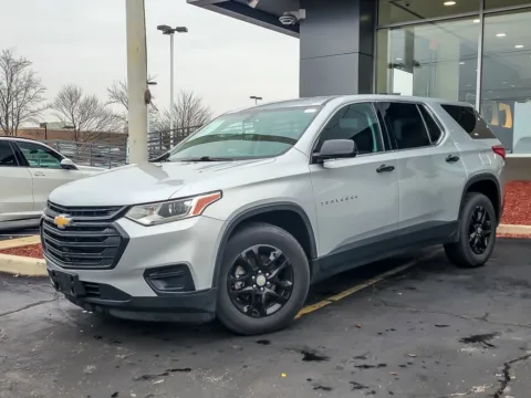 Silver 2019 Chevrolet Traverse LS for sale in Naperville, IL