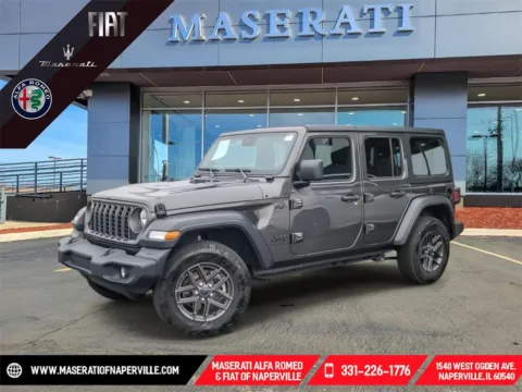 Gray 2025 Jeep Wrangler Sport S for sale in Naperville, IL
