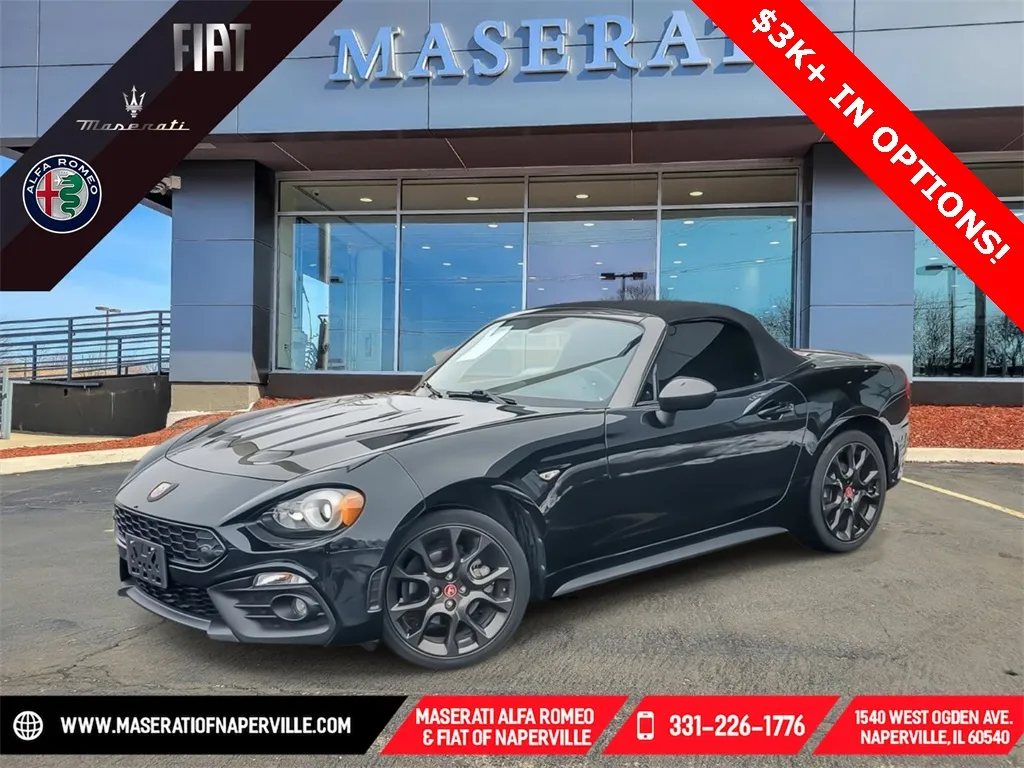 Black 2020 Fiat 124 Spider Abarth for sale in Naperville, IL