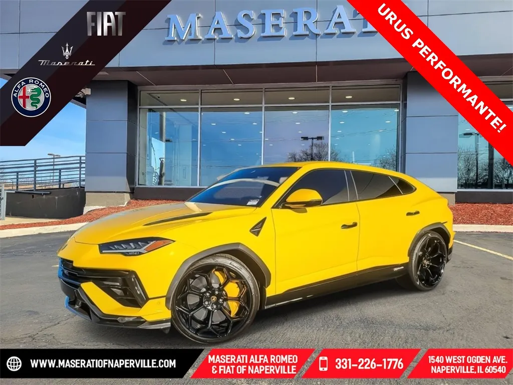 Yellow 2023 Lamborghini Urus Performante for sale in Naperville, IL