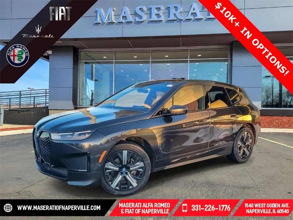 Gray 2022 BMW iX xDrive50 for sale in Naperville, IL