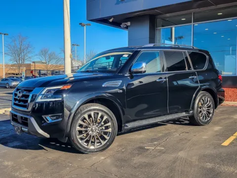 Black 2022 Nissan Armada Platinum for sale in Naperville, IL