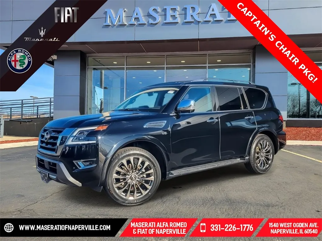 Black 2022 Nissan Armada Platinum for sale in Naperville, IL