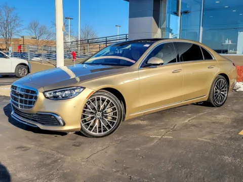 Gold 2022 Mercedes-Benz S-Class S 500 for sale in Naperville, IL