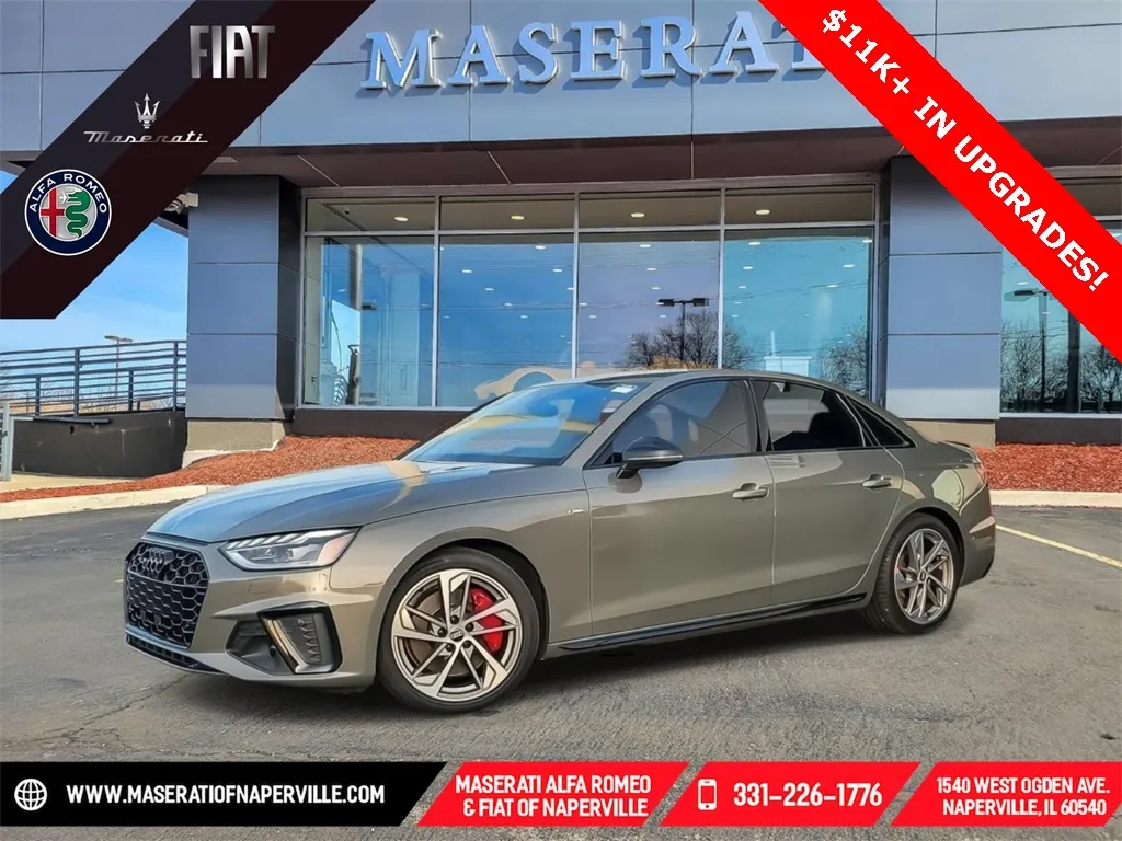 Gray 2023 Audi A4 45 S line Prestige for sale in Naperville, IL