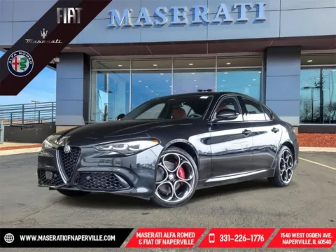 Black 2025 Alfa Romeo Giulia Veloce for sale in Naperville, IL