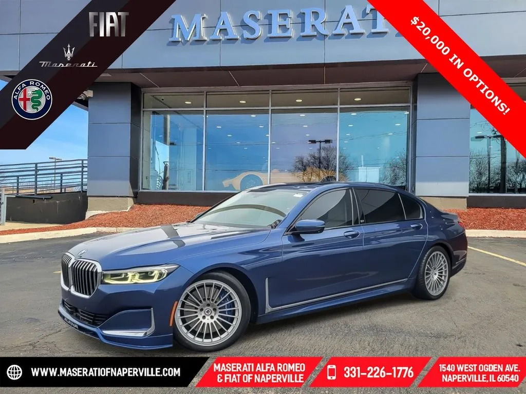 Blue 2022 BMW 7 Series ALPINA B7 xDrive for sale in Naperville, IL