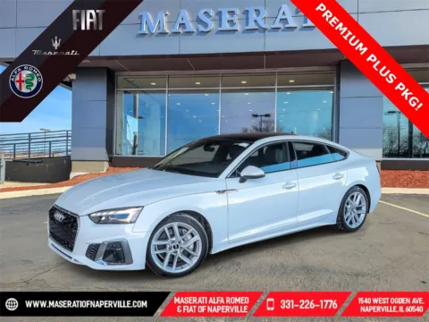 White 2024 Audi A5 Sportback 45 S line Premium Plus for sale in Naperville, IL