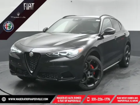 Black 2026 Alfa Romeo Stelvio for sale in Naperville, IL