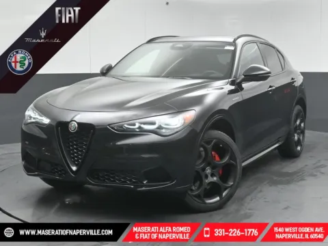 Black 2026 Alfa Romeo Stelvio for sale in Naperville, IL