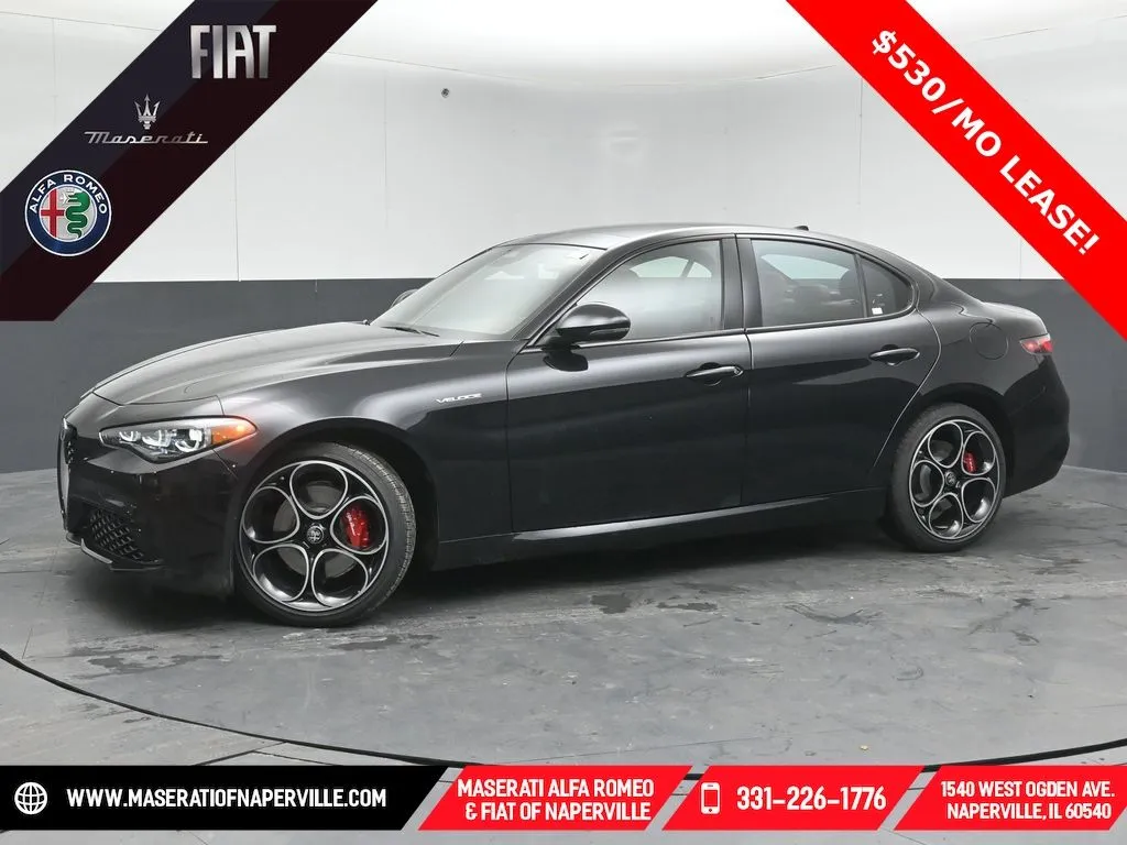 Black 2026 Alfa Romeo Giulia for sale in Naperville, IL