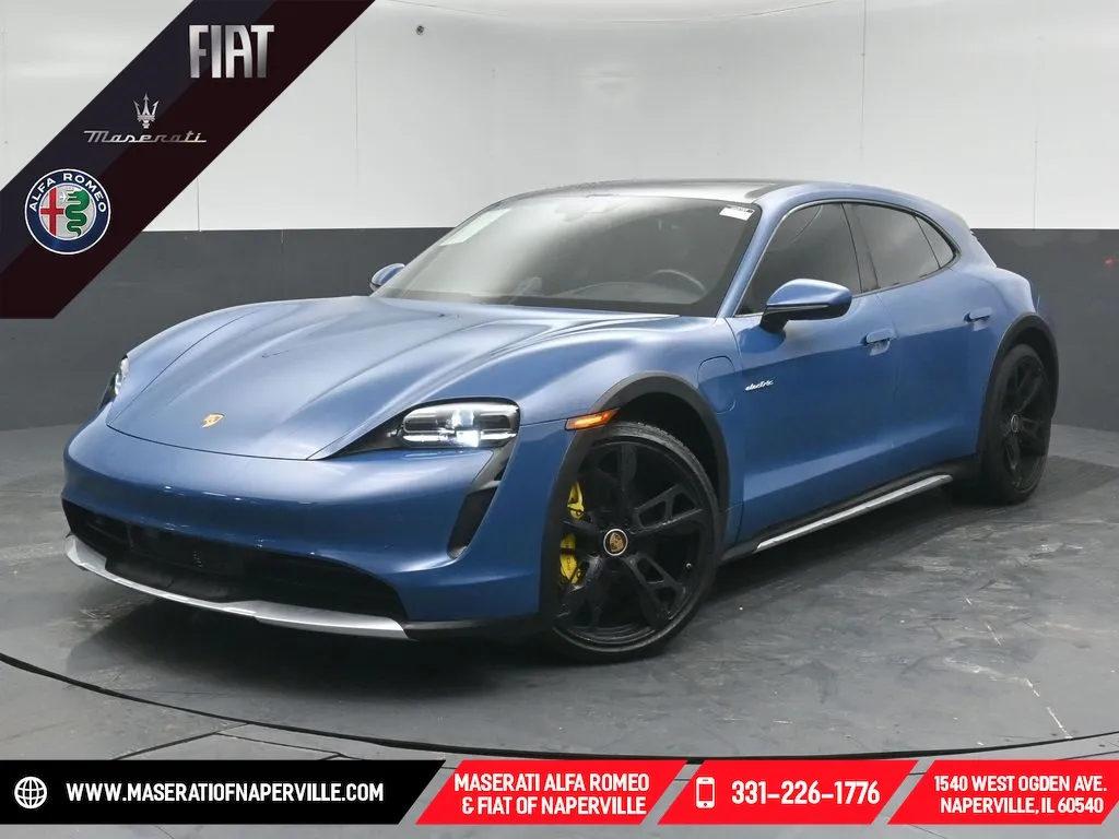 Blue 2024 Porsche Taycan Cross Turismo 4 for sale in Naperville, IL