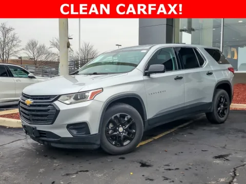 Silver 2019 Chevrolet Traverse LS for sale in Naperville, IL