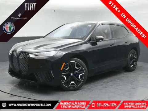 Black 2023 BMW iX xDrive50 for sale in Naperville, IL