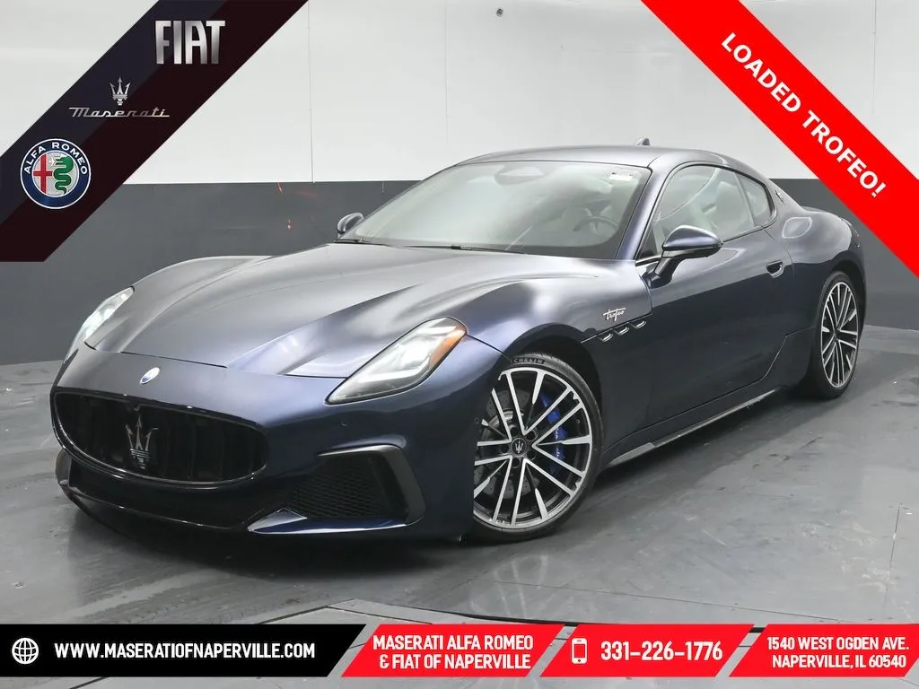 Blue 2024 Maserati GranTurismo Trofeo for sale in Naperville, IL