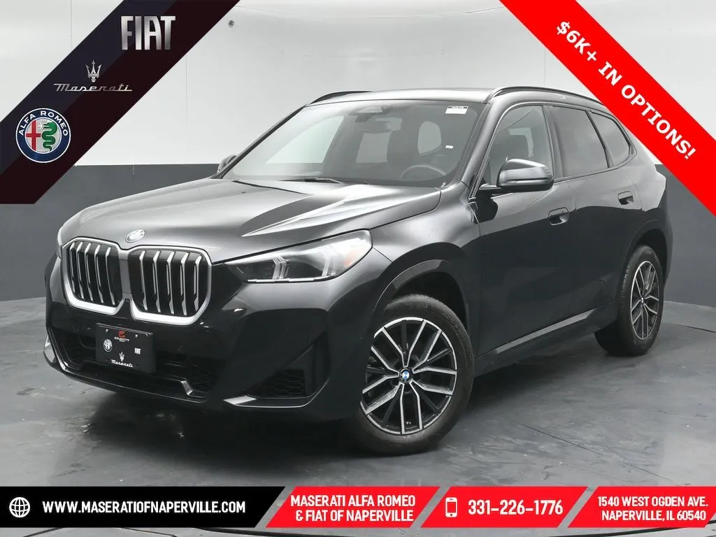 Black 2024 BMW X1 xDrive28i for sale in Naperville, IL