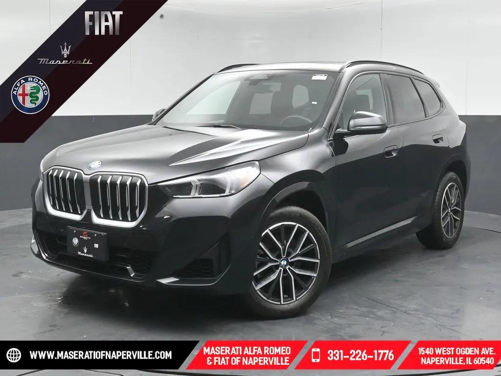 Black 2024 BMW X1 xDrive28i for sale in Naperville, IL