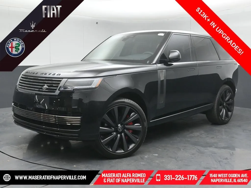 Black 2025 Land Rover Range Rover SV for sale in Naperville, IL
