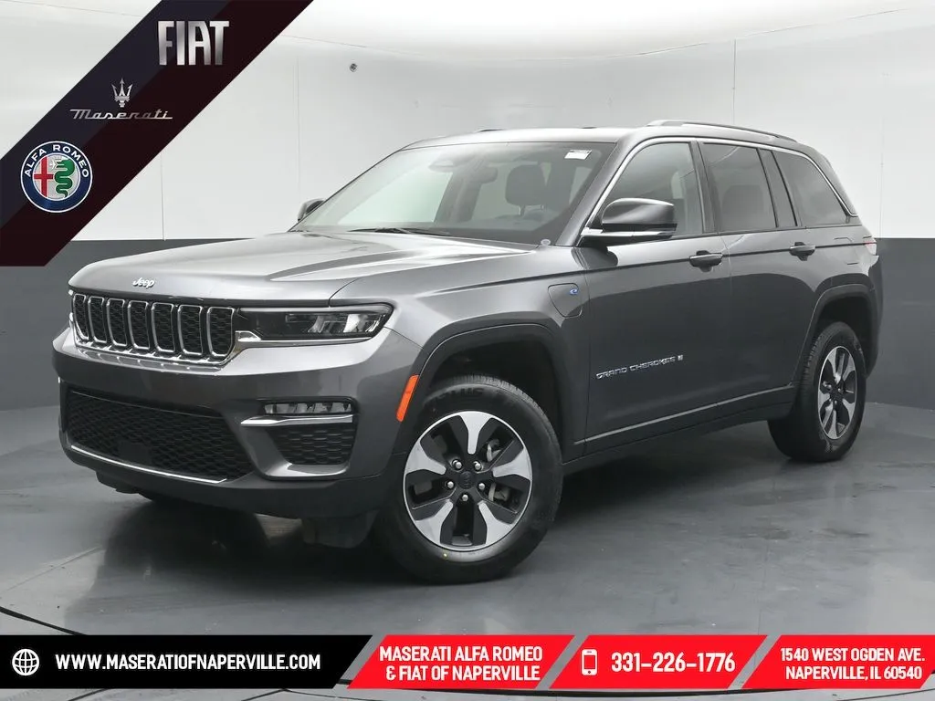 Gray 2022 Jeep Grand Cherokee 4xe for sale in Naperville, IL