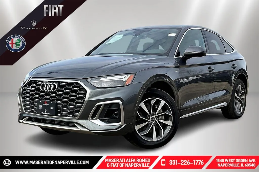 Gray 2022 Audi Q5 Sportback 45 S line Premium for sale in Naperville, IL