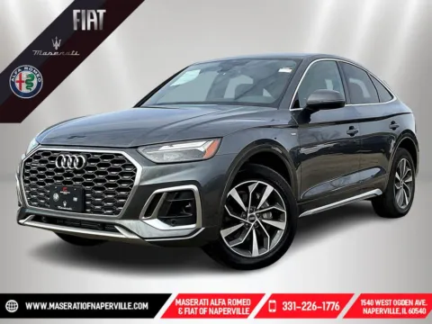 Gray 2022 Audi Q5 Sportback 45 S line Premium for sale in Naperville, IL