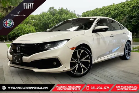 White 2020 Honda Civic Sport for sale in Naperville, IL