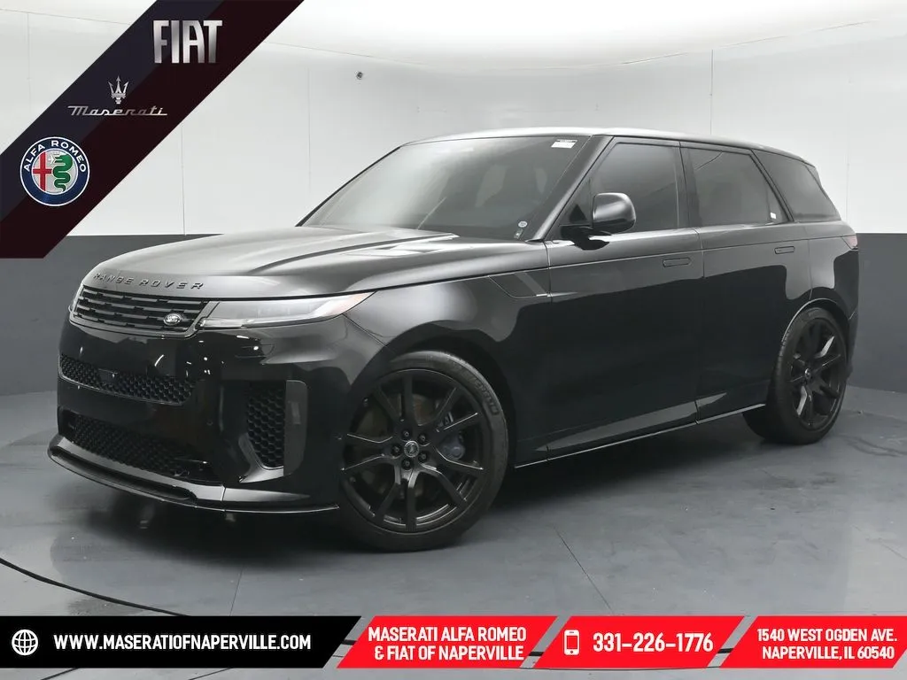 Black 2024 Land Rover Range Rover Sport SV Edition One Obsidian Black for sale in Naperville, IL