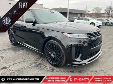 Black 2024 Land Rover Range Rover Sport SV Edition One Obsidian Black for sale in Naperville, IL