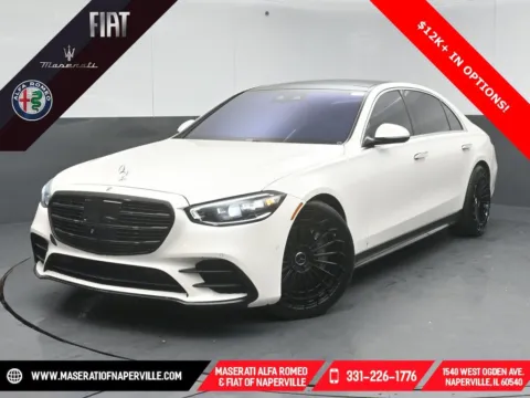 Black 2022 Mercedes-Benz S-Class S 500 for sale in Naperville, IL