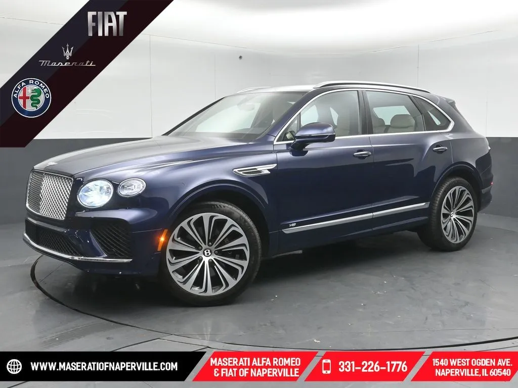 Silver 2021 Bentley Bentayga V8 for sale in Naperville, IL