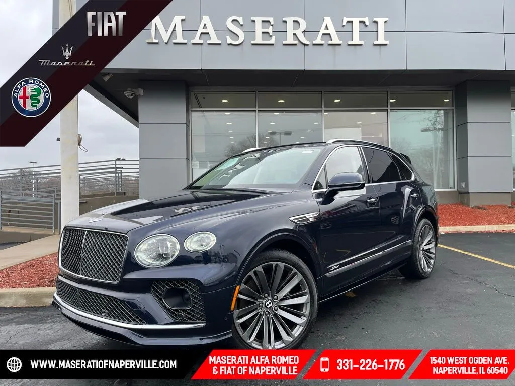 Silver 2021 Bentley Bentayga Speed for sale in Naperville, IL