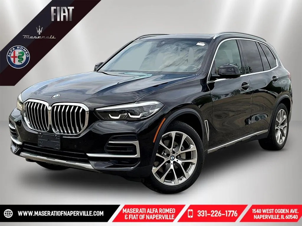 Black 2022 BMW X5 xDrive40i for sale in Naperville, IL